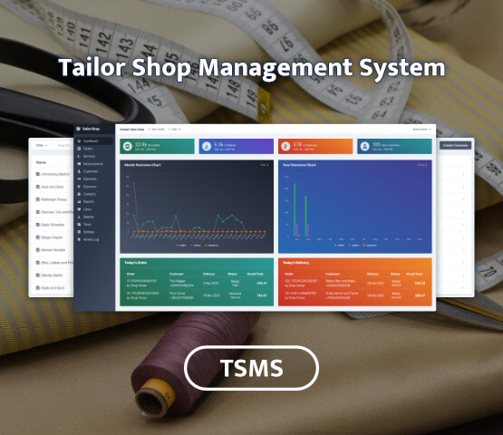 Tailor Shop Management System (Windows Installer) product image
