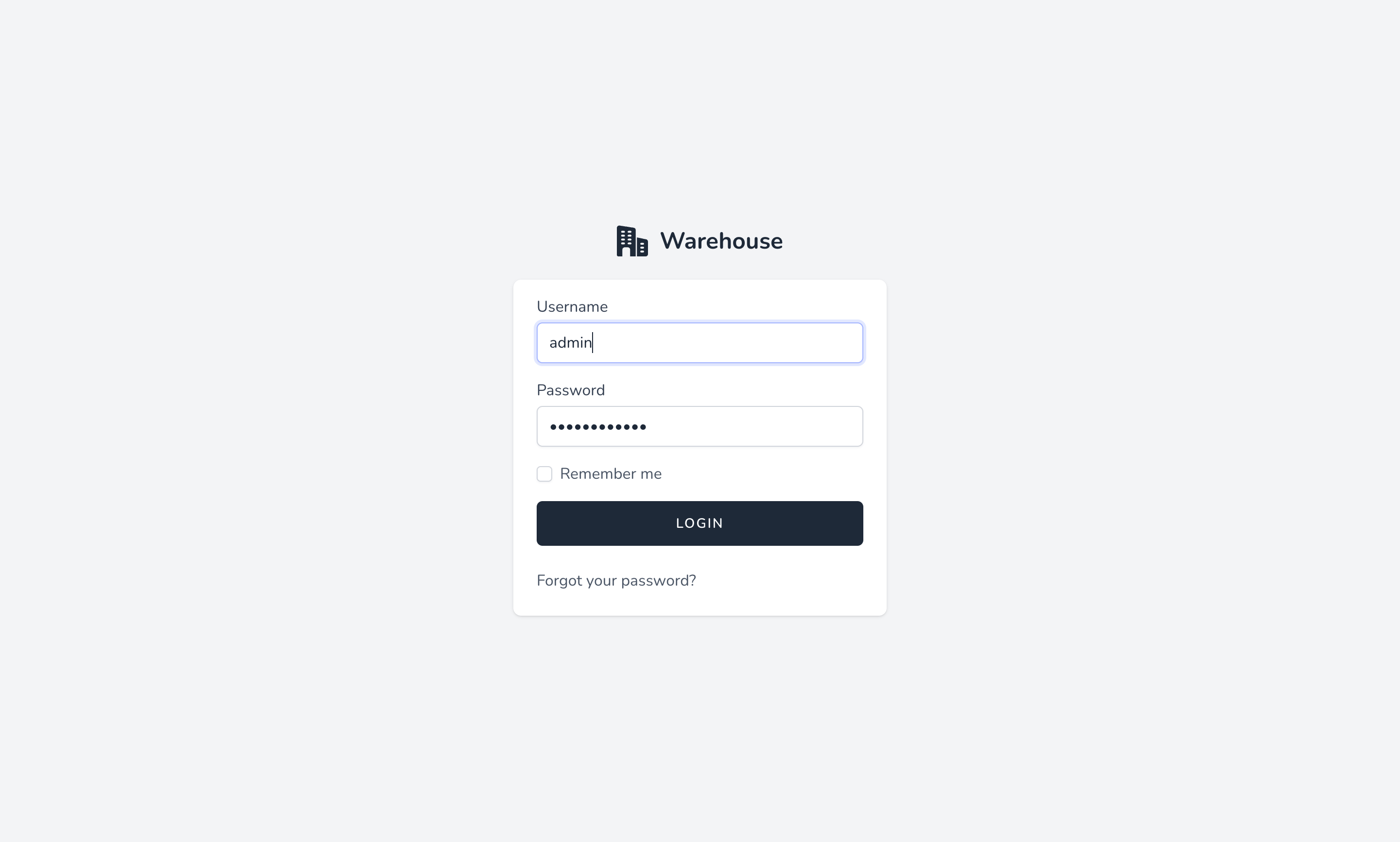 Warehouse Inventory Management Solution screenshot 1